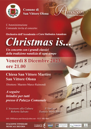 CHRISTMAS IS ...CONCERTO DI NATALE 2023